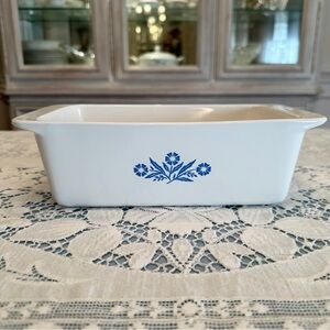 Vintage Corningware Blue Cornflower Loaf Pan P-315